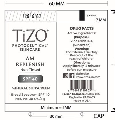 Package Label (Tizo Photoceutical Am Replenish Non Tinted)